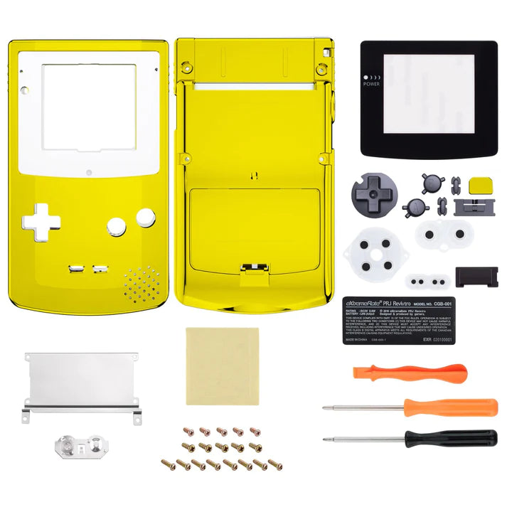 Gameboy Light Shell Game Boy Color IPS Ready Full Shell Replacement - eXtremeRate – Hand ...