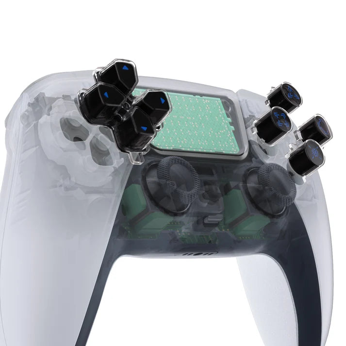Three-Tone Dpad Action Buttons With Redesigned Symbols for PS5 Controller - eXtremeRate