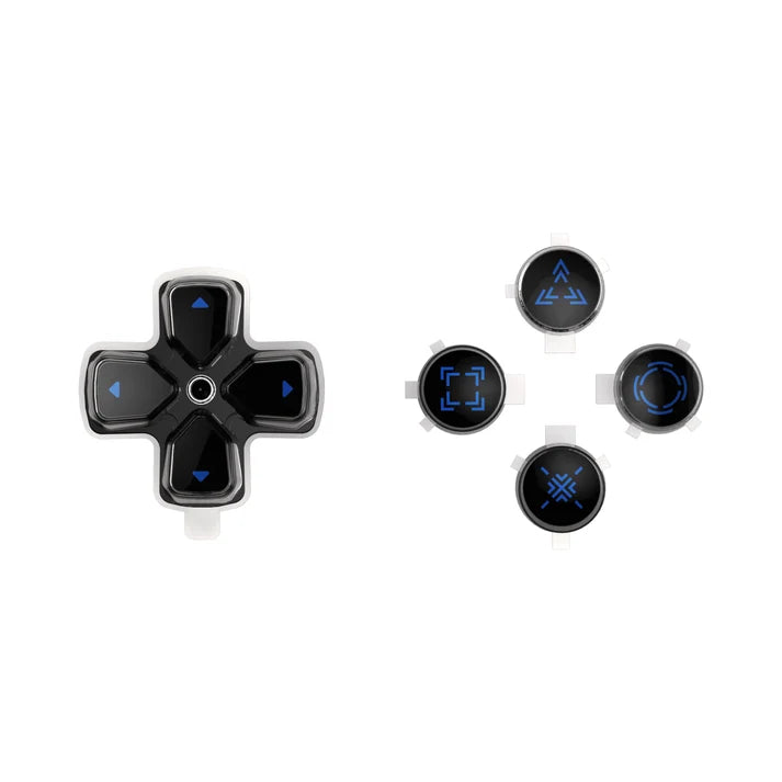 Three-Tone Dpad Action Buttons With Redesigned Symbols for PS5 Controller - eXtremeRate
