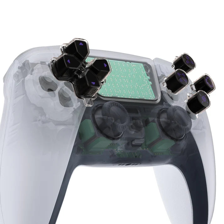 Three-Tone Dpad Action Buttons With Redesigned Symbols for PS5 Controller - eXtremeRate
