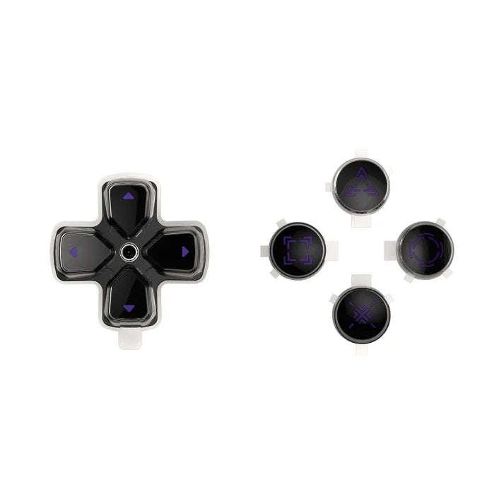 Three-Tone Dpad Action Buttons With Redesigned Symbols for PS5 Controller - eXtremeRate