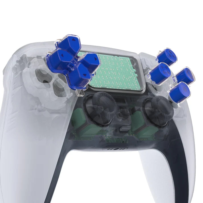 Three-Tone Dpad Action Buttons With Redesigned Symbols for PS5 Controller - eXtremeRate