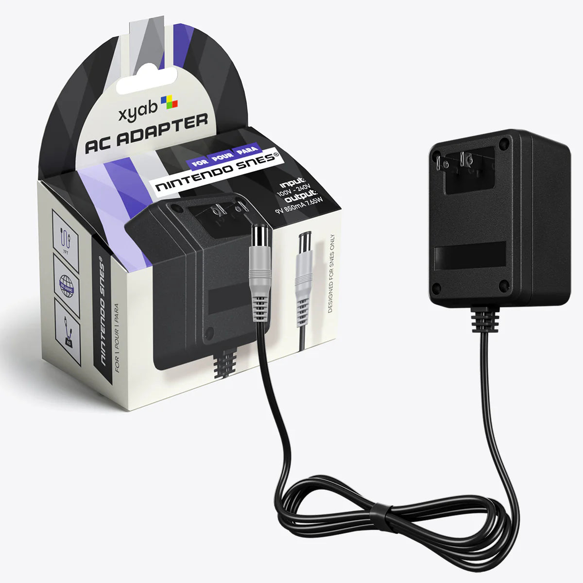 Power Adapter For Nintendo SNES - XYAB - Hand Held Legend