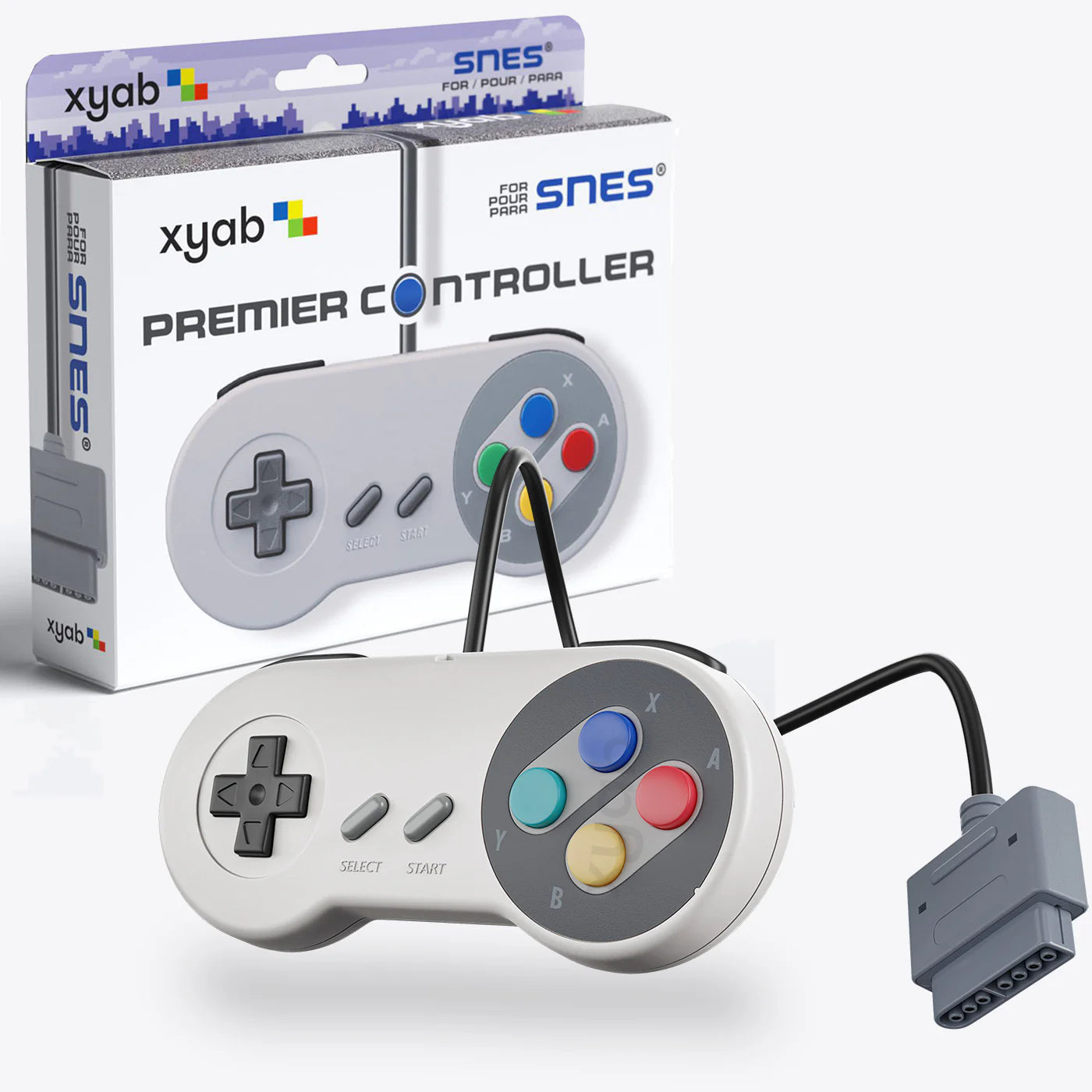 Classic Controller for SNES - XYAB - Hand Held Legend