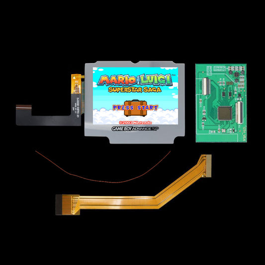 Game Boy Advance SP IPS LCD Backlight Kit with Laminated Lens Old Version - Cloud Game Store