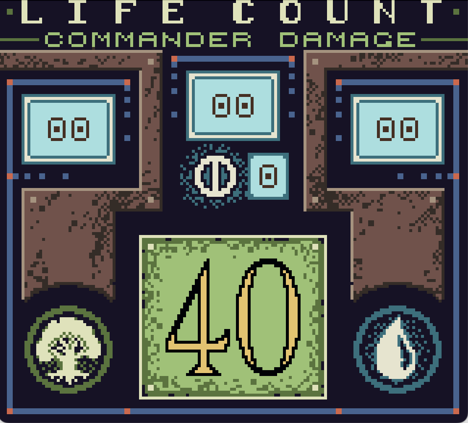 PREORDER - Life Counter for Magic: The Gathering (MTG) - Game Boy Cartrige