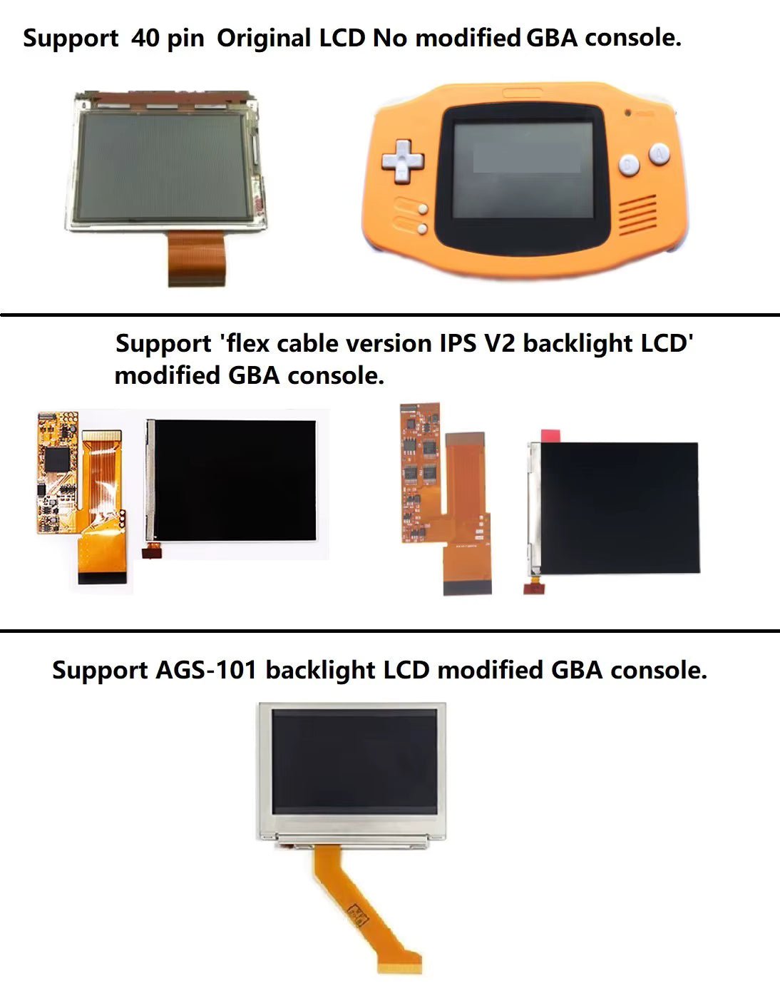 Game Boy Advance HDMI Converter Kit