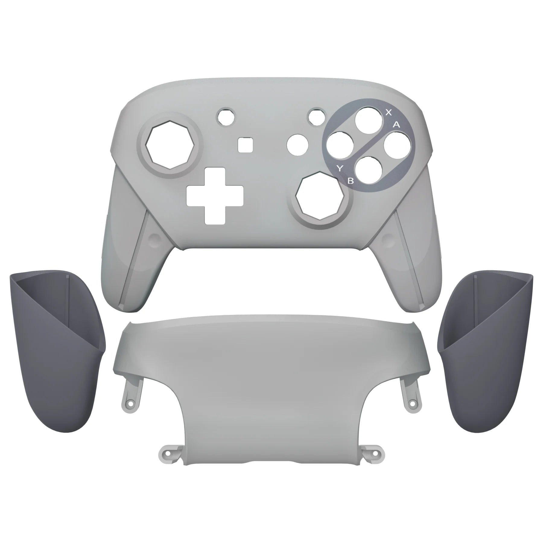 Octagonal Gated Nintendo Switch Pro Controller Shell and Grips - eXtremeRate Extremerate