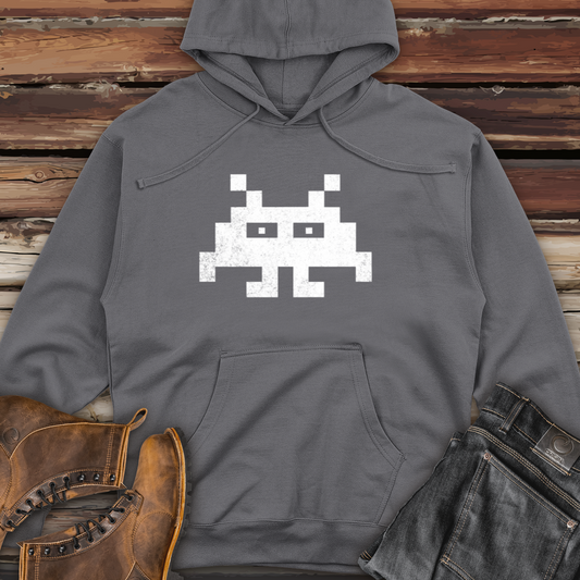 Space Invader Midweight Hooded Sweatshirt