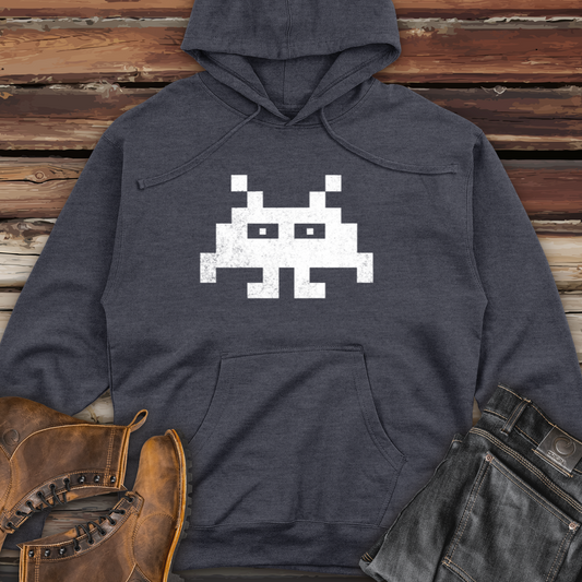 Space Invader Midweight Hooded Sweatshirt