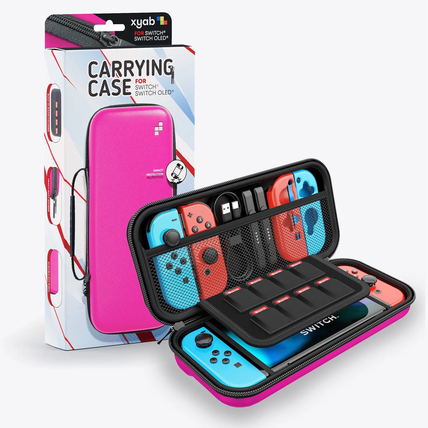 Travel Hard Shell Carrying Case For Nintendo Switch - XYAB - Hand Held Legend