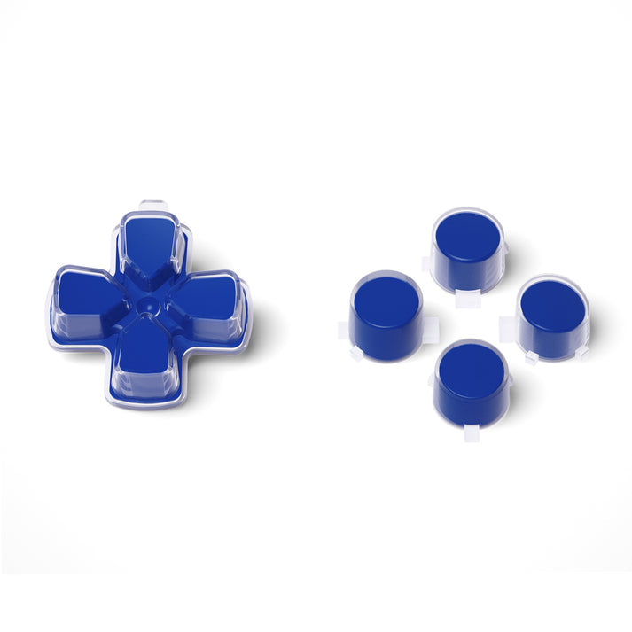 Two-Tone No Letter Imprint Dpad and Action Buttons for PS5 Controller - eXtremeRate