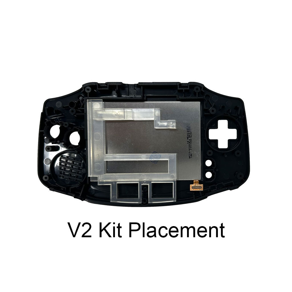 CleanScreen and V2 IPS Bracket for Game Boy Advance - RetroSix
