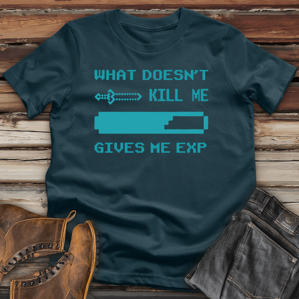 What Doesn't Kill Me Gives Me Exp Cotton Tee