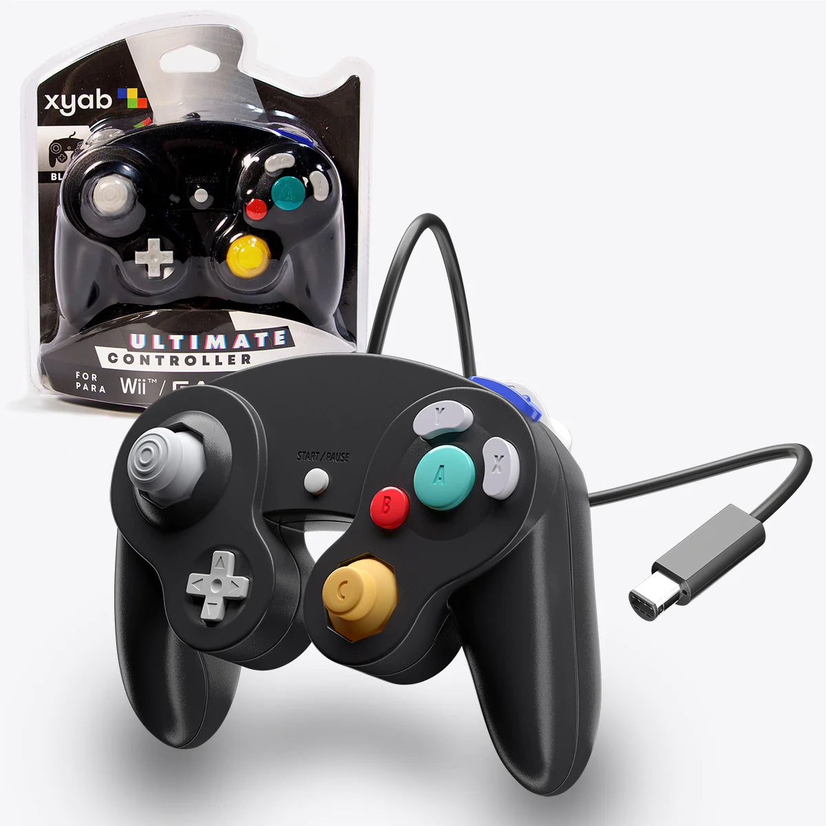 Wired Controller for GameCube/Wii/Switch - XYAB Hand Held Legend