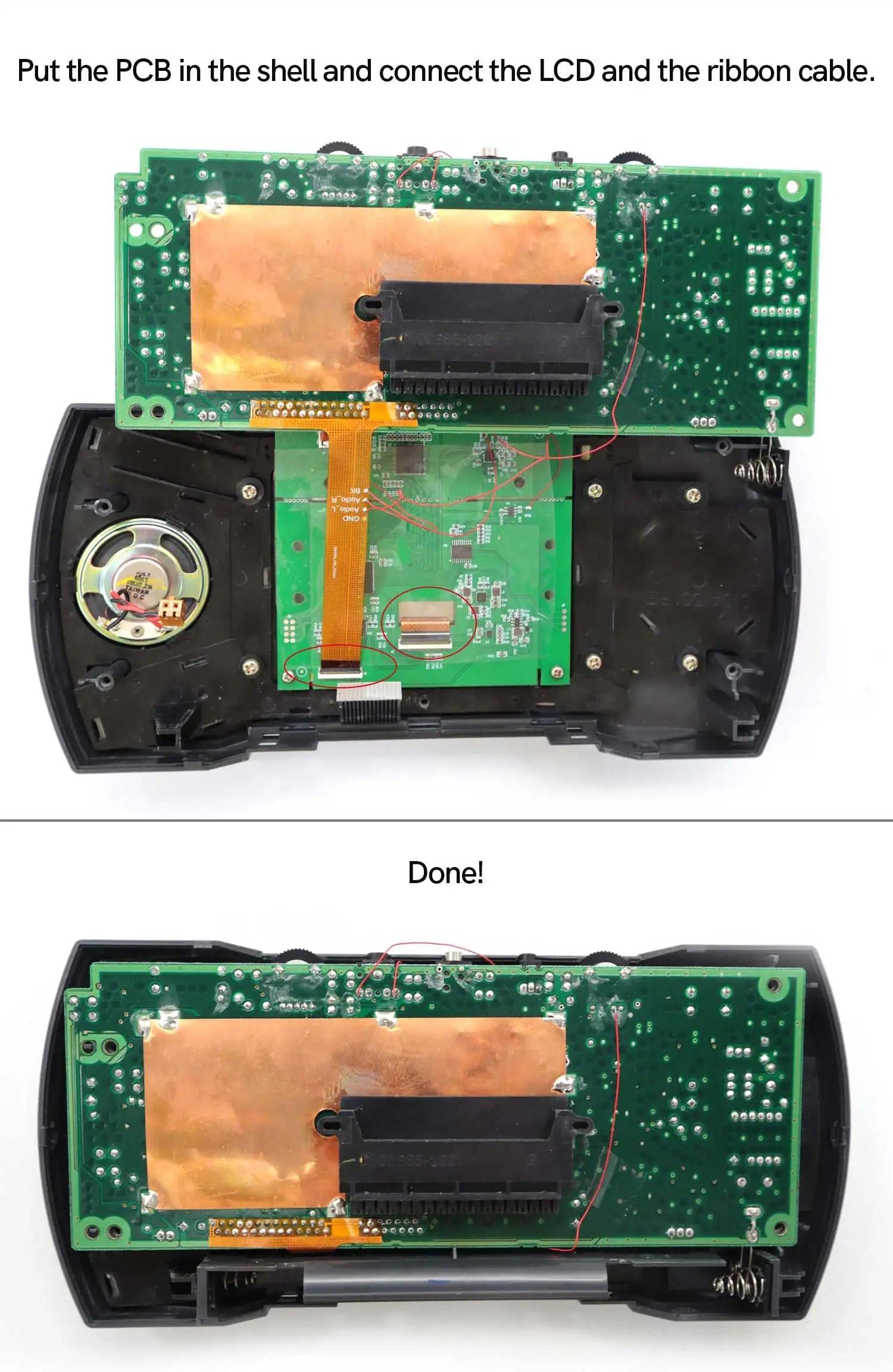 HDMI Out IPS Kit for Atari Lynx II - HISPEEDIDO - Hand Held Legend