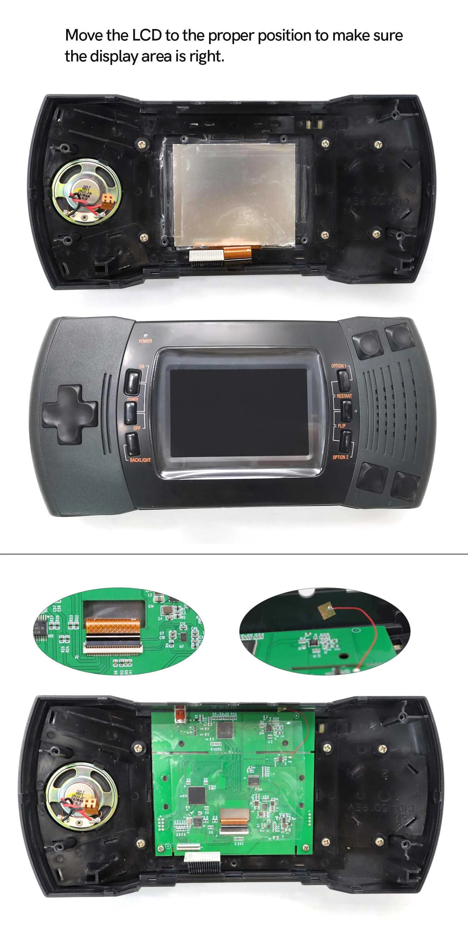 HDMI Out IPS Kit for Atari Lynx II - HISPEEDIDO - Hand Held Legend