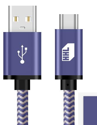 USB-C to USB-A Cable - Data and Power