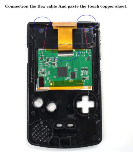 Game Boy Color Q5 IPS LCD Backlight Kit with Laminated Lens and OSD - Hispeedido