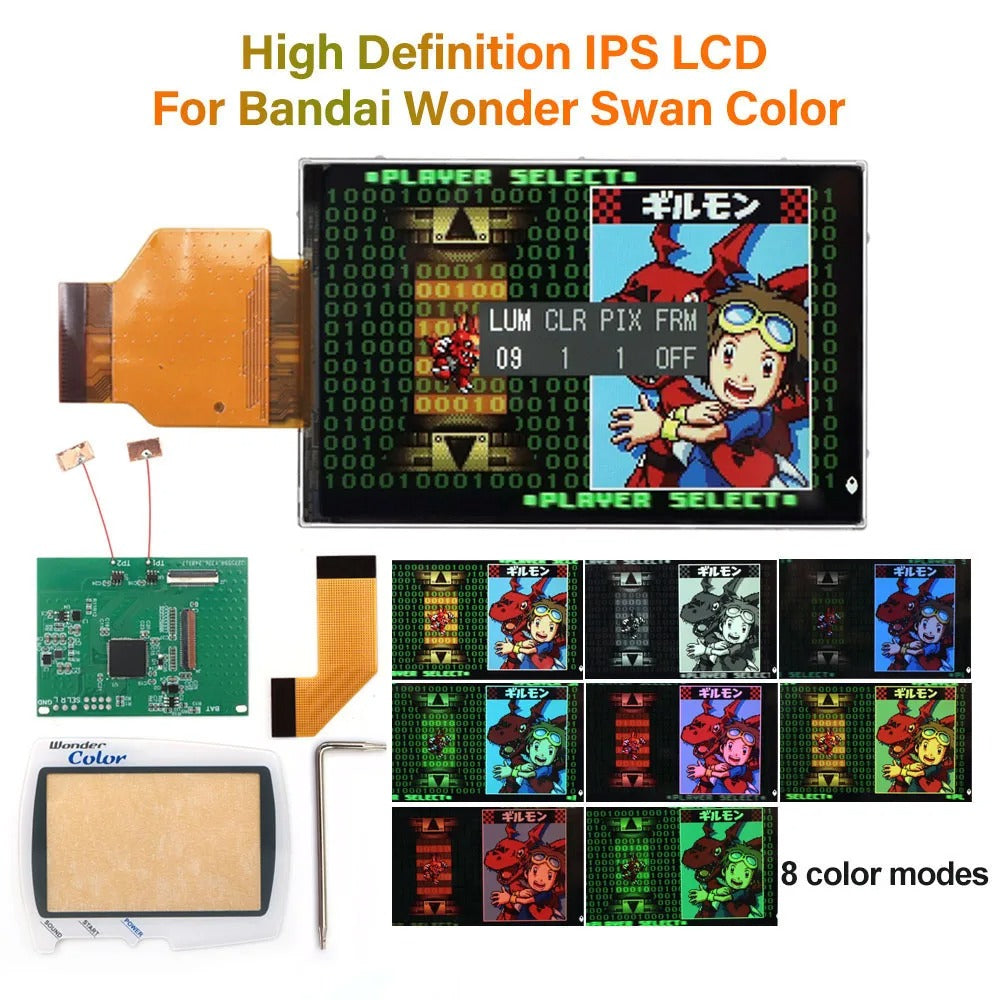 WonderSwan Color IPS LCD | Bandai | Display Mod | Hand Held Legend