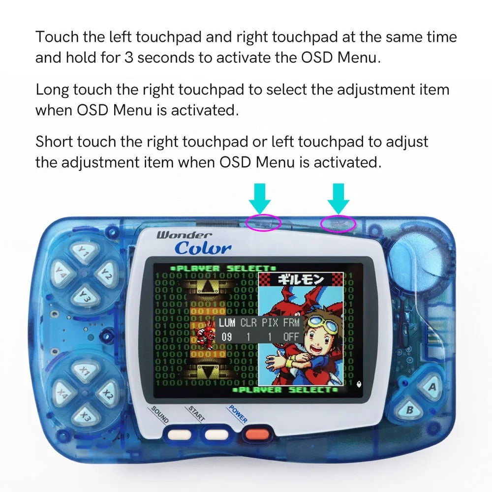 WonderSwan Color IPS LCD Kit