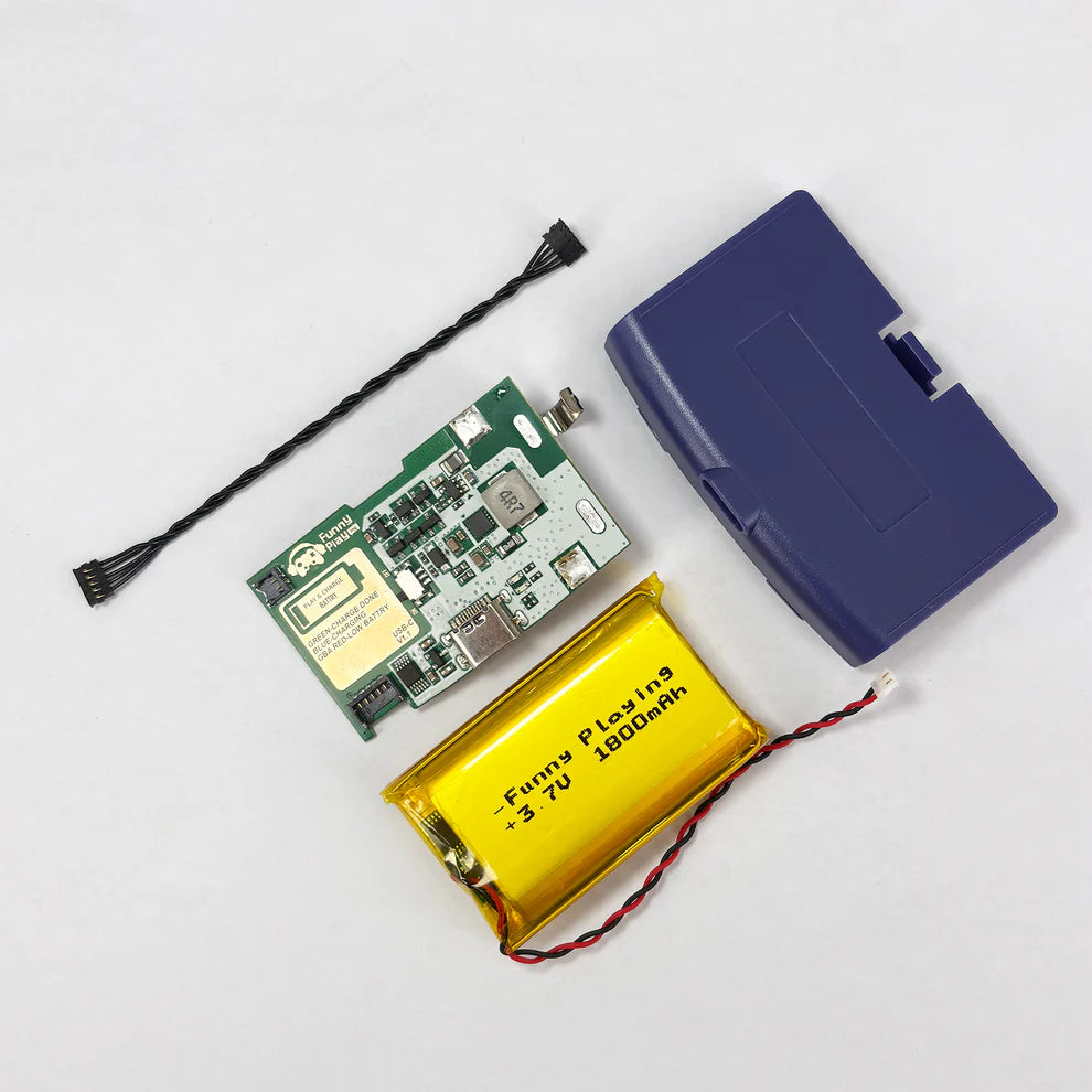 AGB IPS MAX Battery Kit for Game Boy Advance  - Funnyplaying
