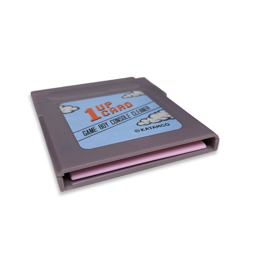 1UPcard™ Game Boy Console Cleaning Cartridge - Hand Held Legend