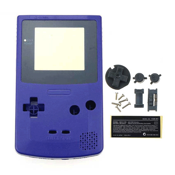 GameBoy Color Console - Atomic Purple - Gaming Restored