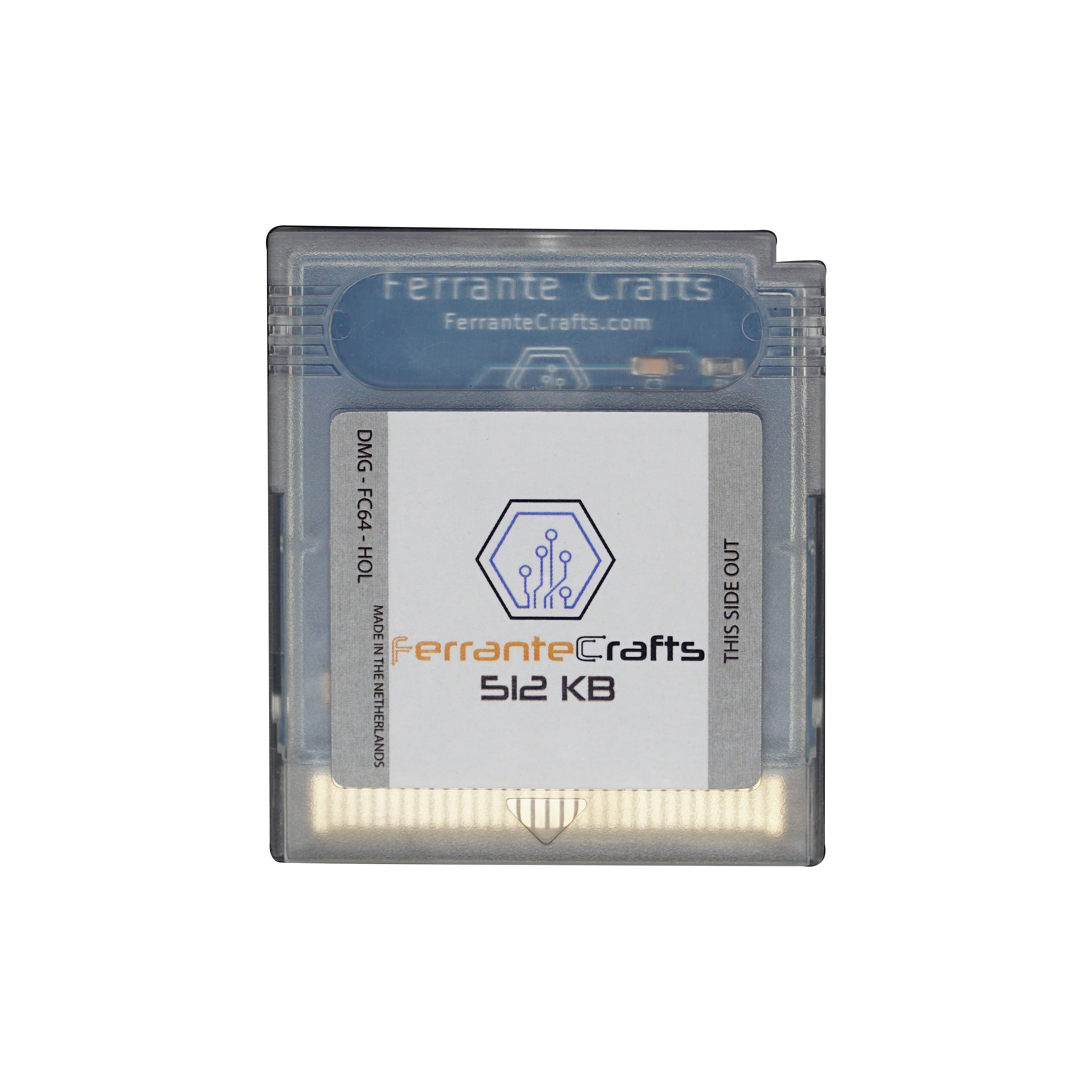 Game Boy Flash Cartridge - 512KB ROM - Ferrante Crafts U-C Group Limited