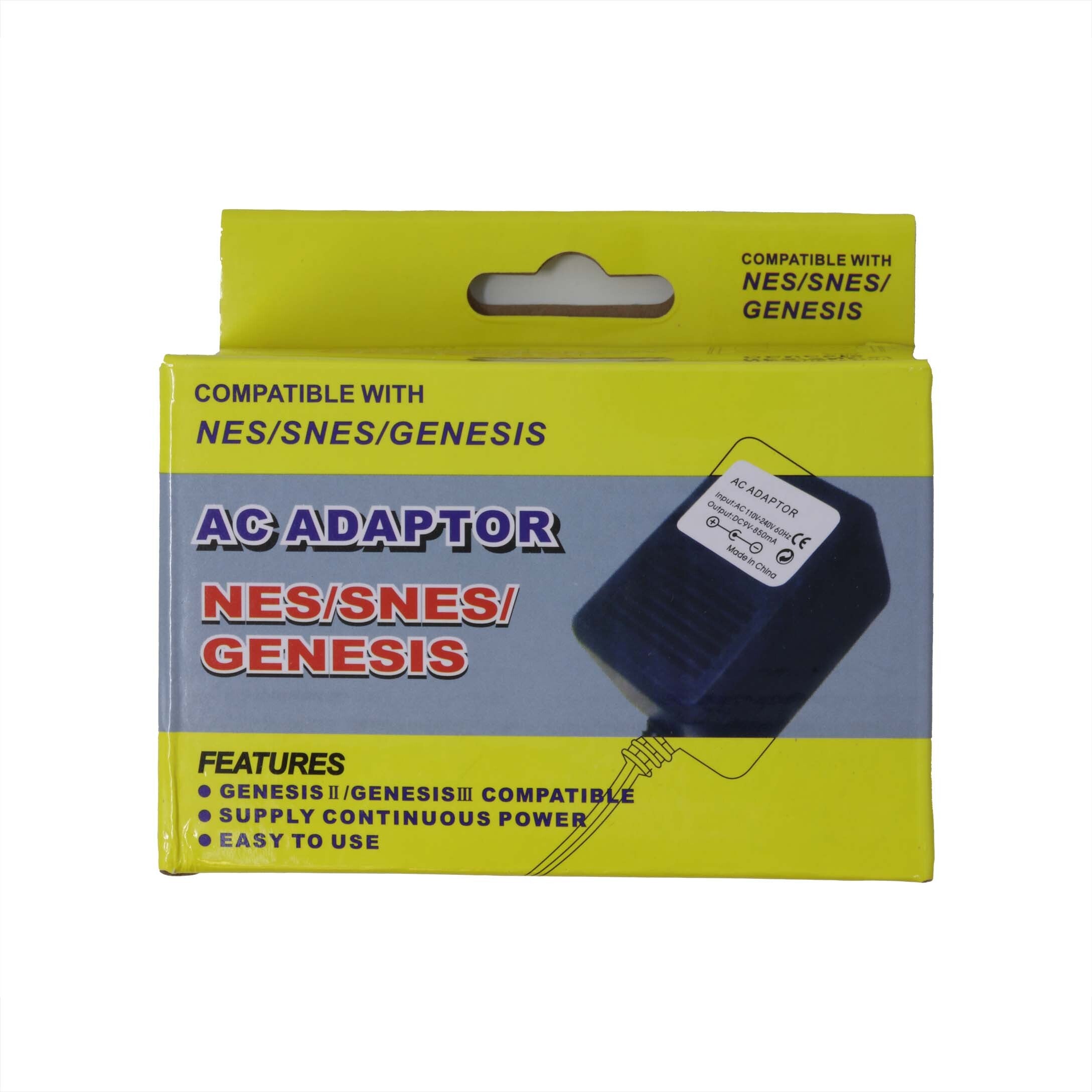3 in 1 AC Adapter for NES | SNES | SEGA GENESIS KreeAppleGame