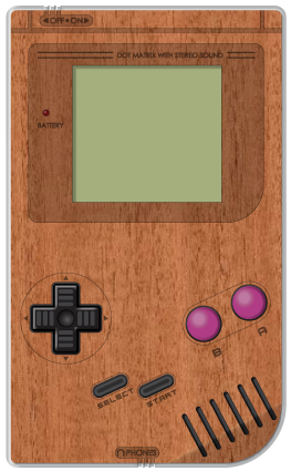 Game Boy DMG Real Wood Veneer Kit - Mahogany Rose Colored Gaming