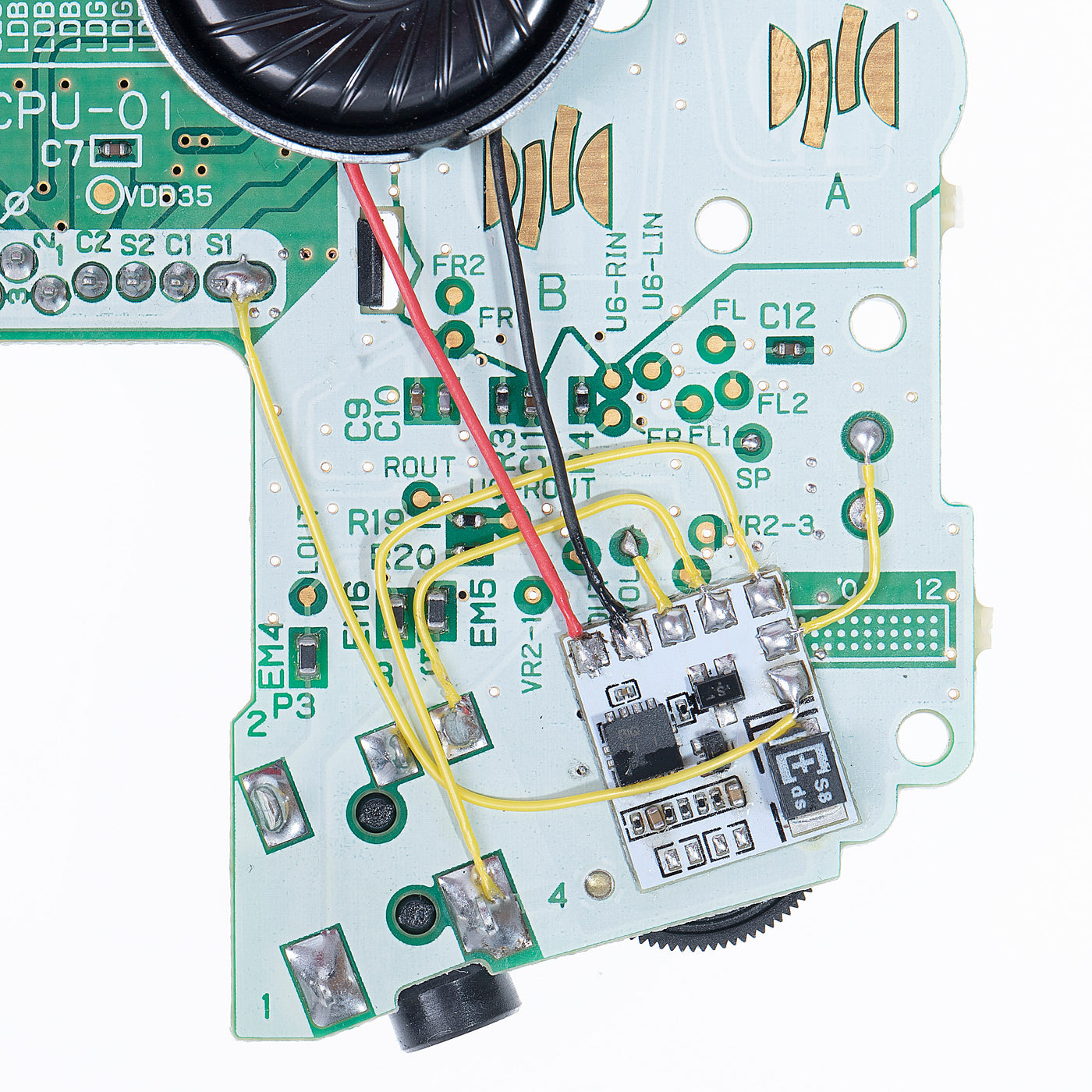 Game Boy Color rouge, écran OLED neuf, capkit, sound fix, ampli audio