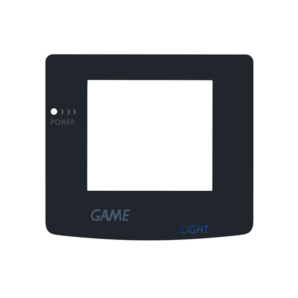 Glass Lens for Game Boy Color "Light" - Dark Gray Cloud game Store