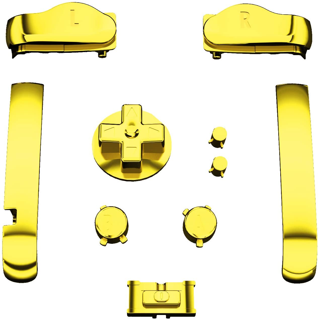 Chrome Buttons for Game Boy Advance Buttons Extremerate