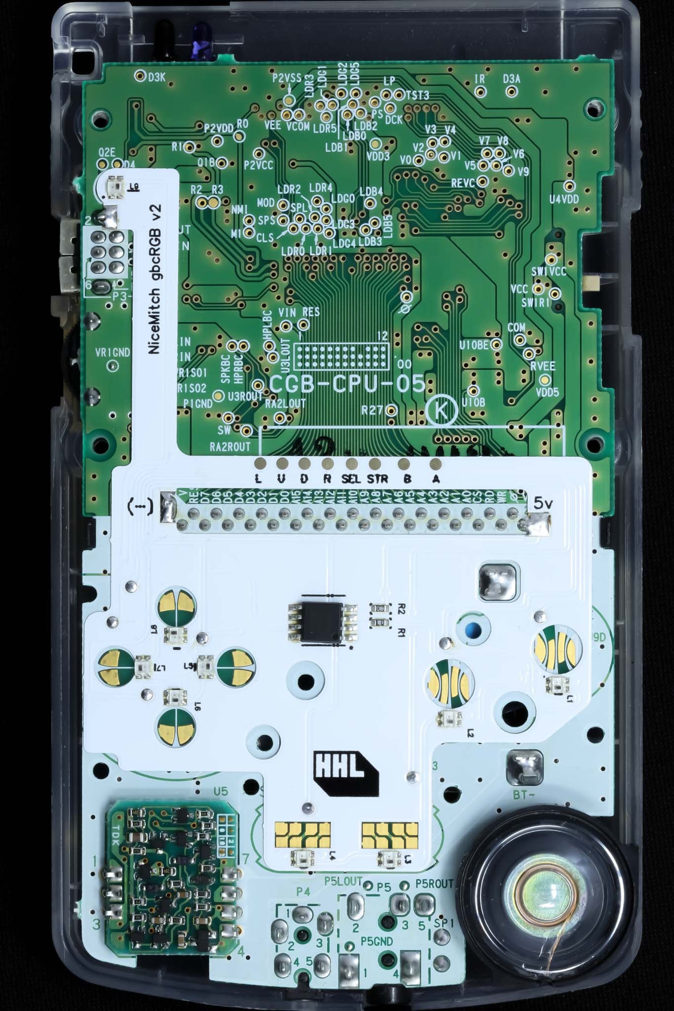 RetroGlow for Game Boy Color |  RGB LED Flex Board U-C Group Limited