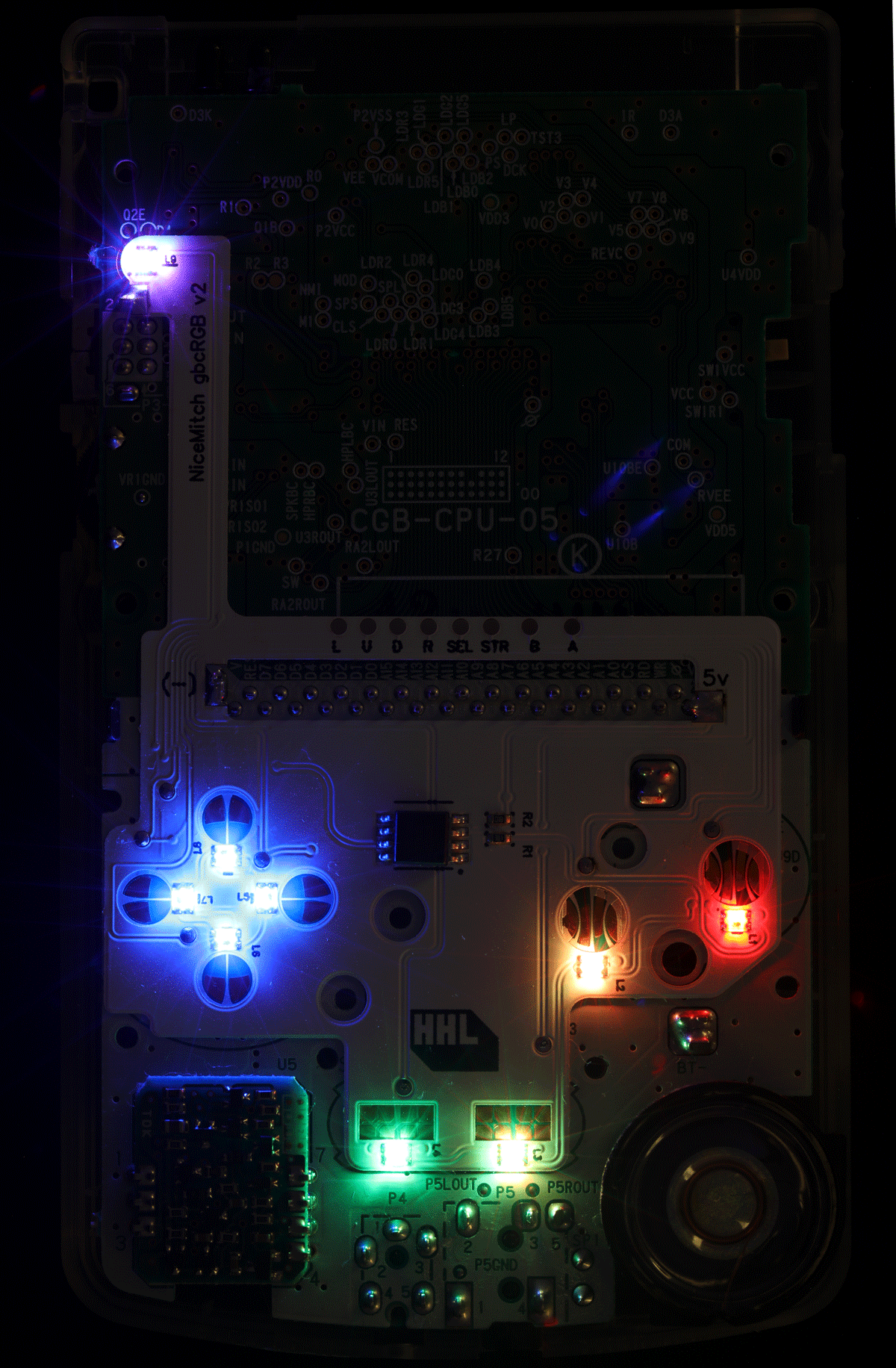 LED Board for Game Boy Color — Retro Modding
