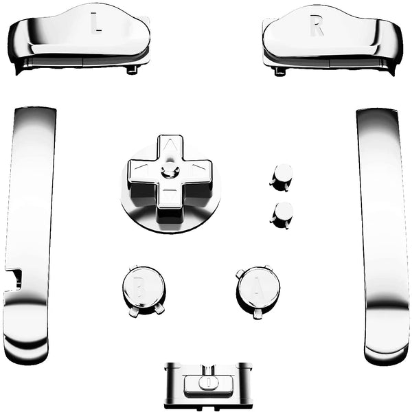 Chrome Buttons for Game Boy Advance Buttons Extremerate