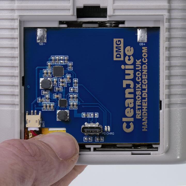Game Boy DMG USB-C Battery Cover for CleanJuice DMG KreeAppleGame
