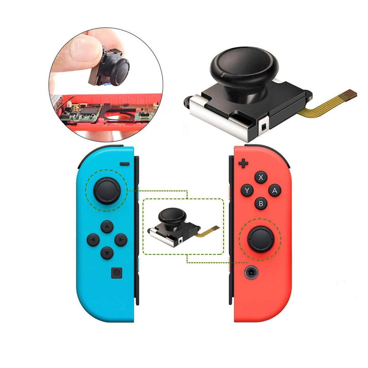 Joystick Replacement for Nintendo Switch Joycon Hand Held Legend