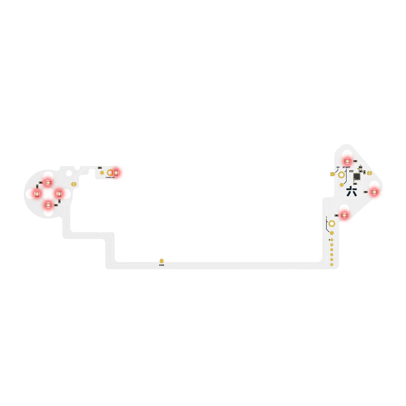 CleanLight - SEGA Game Gear LED Flex Cable - RetroSix RetroSix