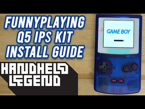 Game Boy Color Retro Pixel 2.0 Q5 IPS LCD Kit with Laminated Lens -  Funnyplaying | Hand Held Legend