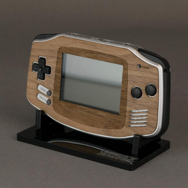 Real Wood Veneer Kit for Game Boy Advance - Walnut Rose Colored Gaming