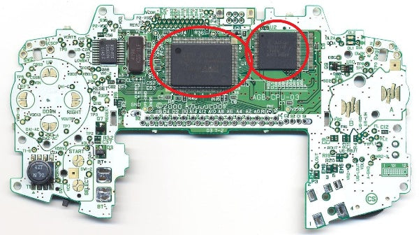 Game Boy Advance OEM Chipset - CPU & RAM Modding