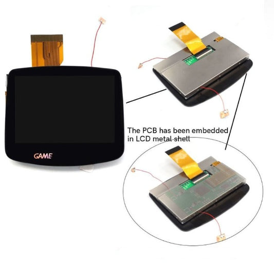 Adesivo In Schiuma Per Game Boy Advance Con Schermo LCD IPS, Ricambio Per Modding