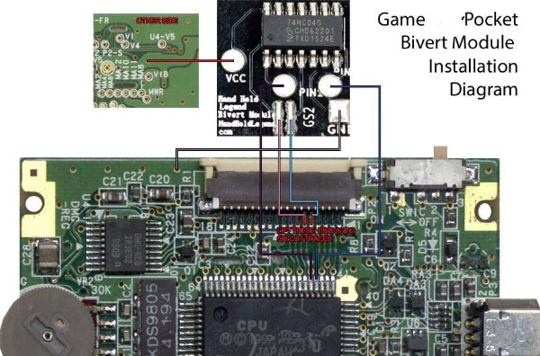 Game Boy Bivert/Hex Module V2 | DMG U-C Group Limited