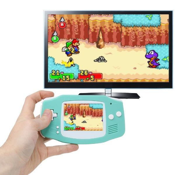 Nintendo Gameboy Advance Modded Console, Lime Green Edition. IPS V2, U –  Modern Mods