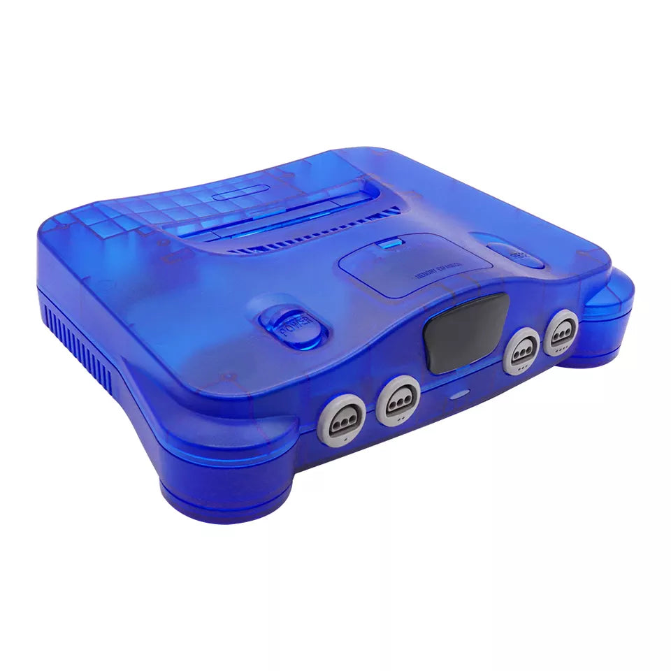 Replacement Shell for Nintendo 64 | Hand Held Legend Clear Blue