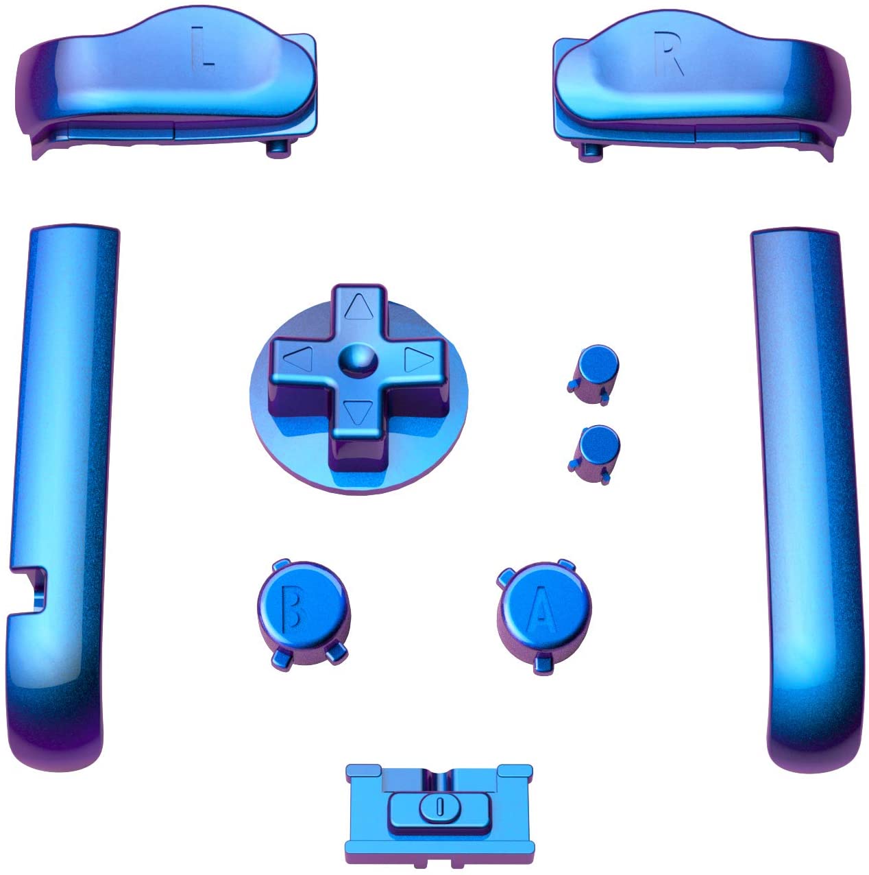 Chrome Buttons for Game Boy Advance Buttons Extremerate