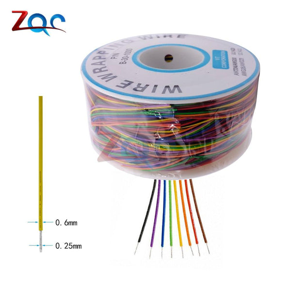 Rainbow Hookup Wire, 8 Colors