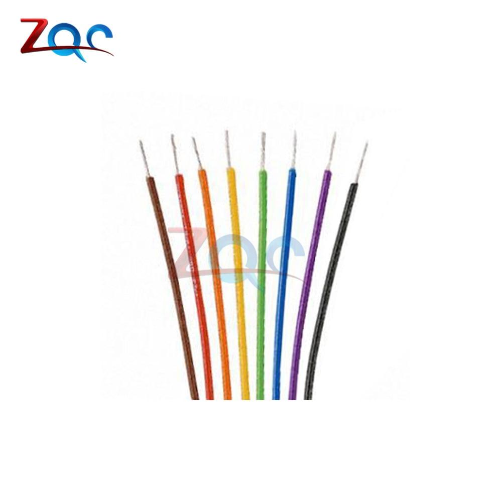 Rainbow Hookup  Wire | 8 Colors | 30 Gauge Aliexpress